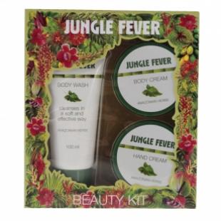 Набор Jungle Fever (гель для душа 100ml+крем для тела 50ml+крем для рук 50ml) с ароматом амазонских трав