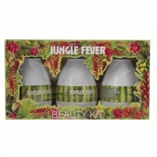 Набор Jungle Fever (гель для душа 100ml+крем для душа 100ml+лосьон для тела 100ml) с ароматом амазонских трав