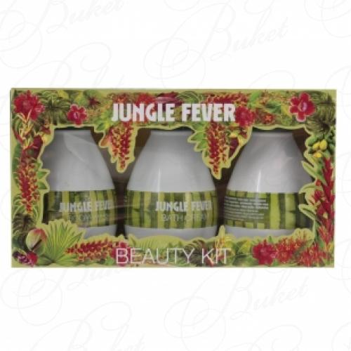 Набор Jungle Fever (гель для душа 100ml+крем для душа 100ml+лосьон для тела 100ml) с ароматом амазонских трав