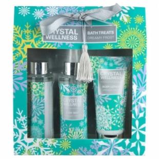 Набор подарочный Crystal Wellness (гель для душа 120ml+спрей для тела 120ml+лосьон для тела 100ml) с ароматом спящий лес