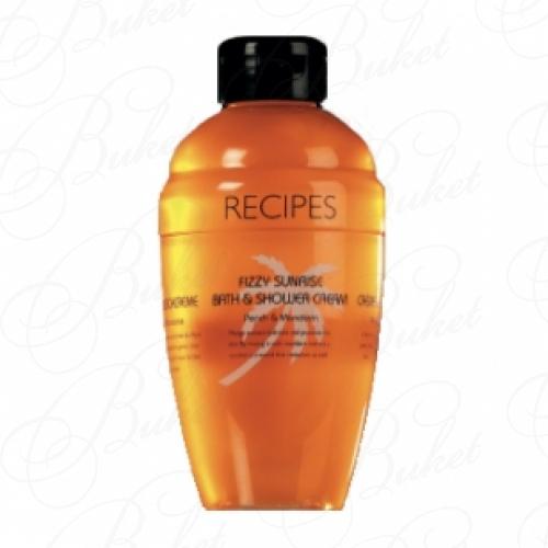 Крем для душа Recipes Fizzy sunrise с экстрактами манго и мандарина, персик мандарин 400ml