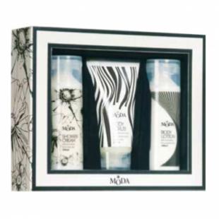 Набор Moda (крем для душа 200ml+лосьон для тела 200ml+скраб для тела 150ml)