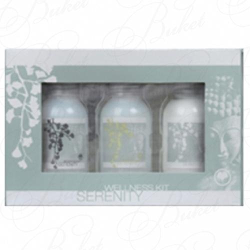 Набор Serenity (гель д/душа 100мл+лосьон д/тела 100мл+пена д/ванны 100мл) таинственные цветы