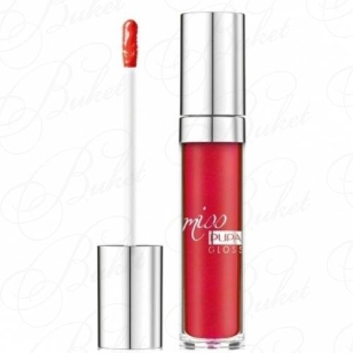 Блеск для губ PUPA MAKE UP MISS PUPA GLOSS №205 Touch of Red/Красный