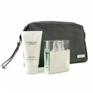 GUERLAIN HOMME SET (edt 80ml+sh/gel 75ml+косметичка)