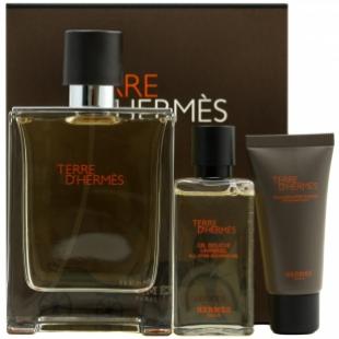 HERMES TERRE D`HERMES SET (edt 100ml+a/sh balm 15ml+sh/gel 40ml)