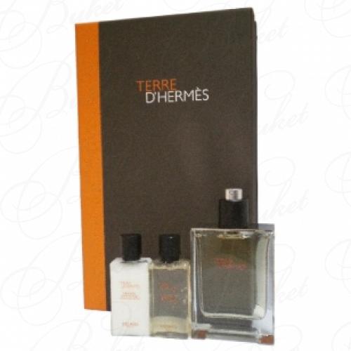 Набор HERMES TERRE D`HERMES SET (edt 100ml+a/sh balm 40ml+sh/gel 40ml)