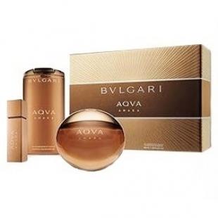 BVLGARI AQVA AMARA SET (edt 100ml+edt 15ml+sh/gel 200ml) 