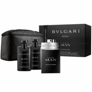 BVLGARI BVLGARI MAN IN BLACK COLOGNE SET (edt 100ml+a/sh 75ml+sh/gel 75ml+bag)