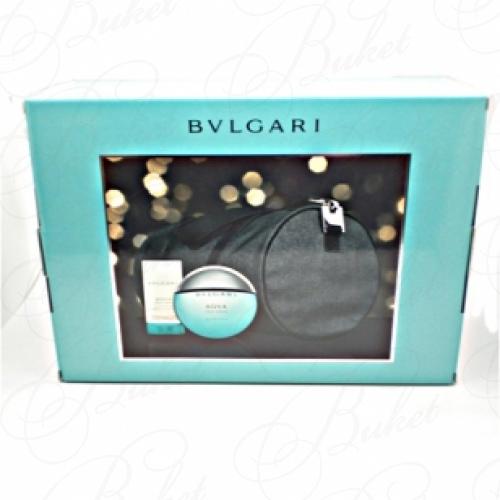 Набор BVLGARI AQVA MARINE POUR HOMME SET (edt 100ml+sh/gel 75ml+bag)