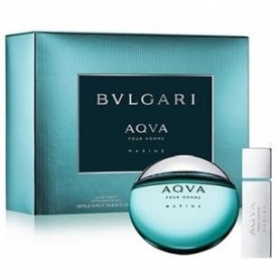 BVLGARI AQVA MARINE POUR HOMME SET (edt 100ml+edt 15ml) 