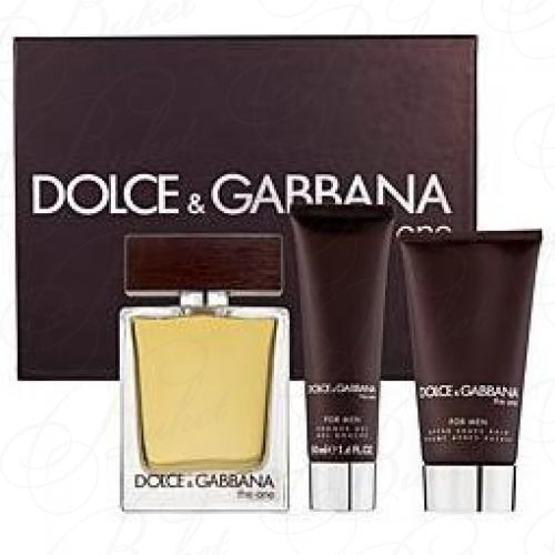 Набор DOLCE & GABBANA THE ONE FOR MEN SET (edt 100ml+sh/gel 50ml+a/sh balm 75ml)