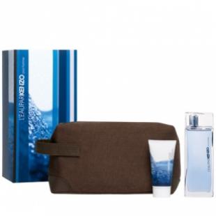 KENZO L`EAU PAR KENZO HOMME SET (edt 100ml+sh/gel 50ml+косметичка) 