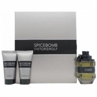 VIKTOR & ROLF SPICEBOMB SET (edt 90ml+a/sh balm 50ml+sh/gel 50ml)