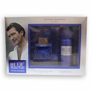 ANTONIO BANDERAS BLUE SEDUCTION FOR MEN SET (edt 50ml+deo 150ml)