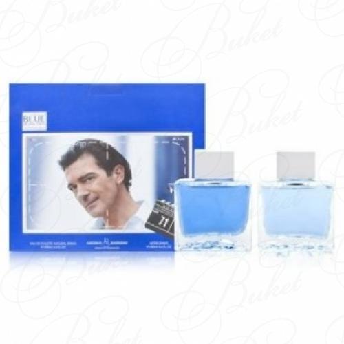 Набор ANTONIO BANDERAS BLUE SEDUCTION FOR MEN SET (edt 100ml+a/sh 100ml)