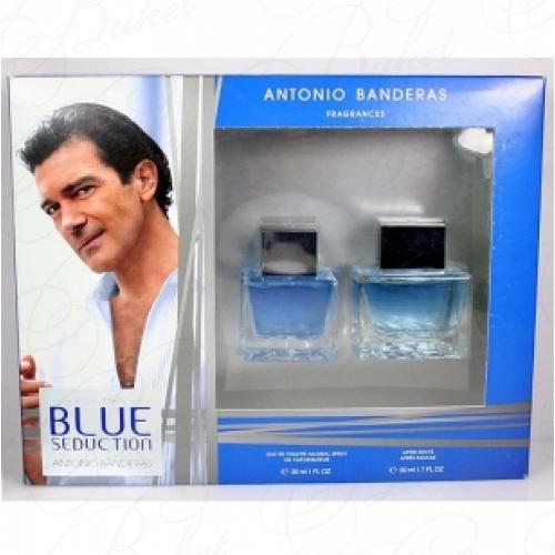 Набор ANTONIO BANDERAS BLUE SEDUCTION FOR MEN SET (edt 50ml+a/sh 100ml)