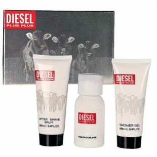 Diesel PLUS PLUS MASCULINE SET (edt 75ml+a/sh balm 100ml+sh/gel 100ml)