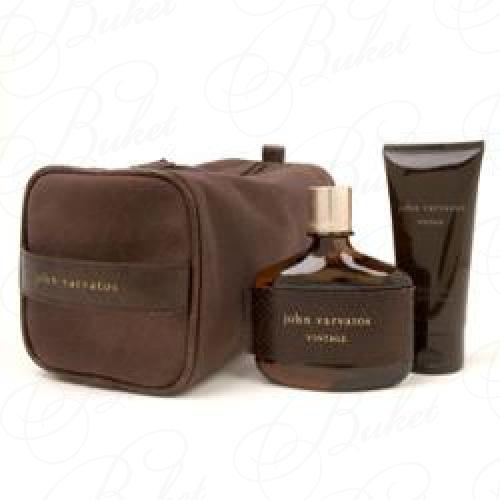 Набор JOHN VARVATOS VINTAGE SET (edt 75ml+a/sh gel 75ml+bag)