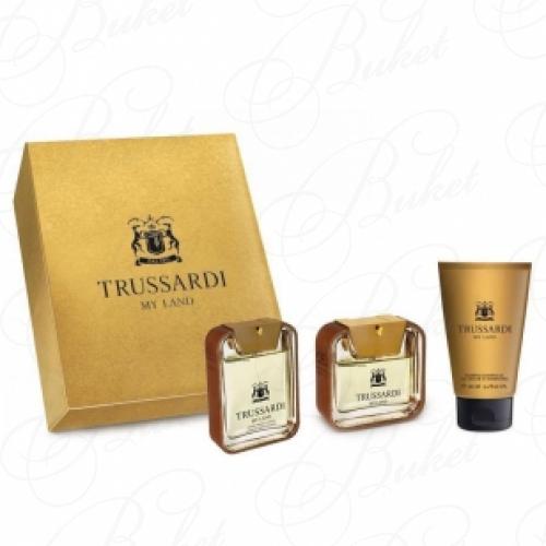 Набор TRUSSARDI MY LAND SET (edt 30ml+sh/gel 30ml+a/sh balm 30ml) 