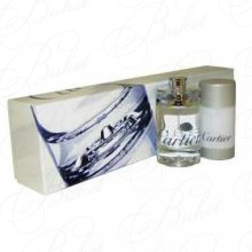 Набор CARTIER EAU DE CARTIER SET (edt 100ml+deo-stick 75ml)