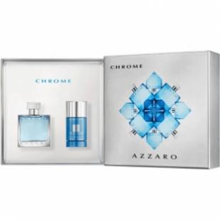 AZZARO CHROME SET (edt 50ml+deo-stick 75gr)