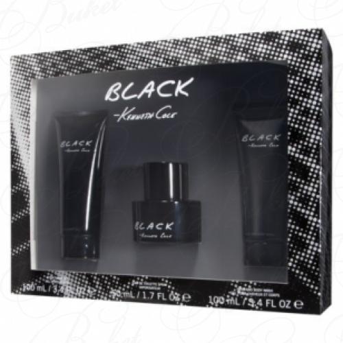 Набор KENNETH COLE BLACK FOR HIM SET (edt 100ml+a/sh gel 100ml+sh/gel 100ml)