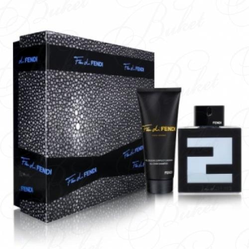 Набор FENDI FAN DI FENDI POUR HOMME AQUA SET (edt 100ml+sh/gel 100ml)
