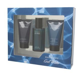 DAVIDOFF COOL WATER SET (edt 40ml+a/sh balm 50ml+sh/gel 50ml)