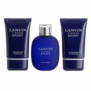LANVIN L`HOMME SPORT (edt 100ml+a/sh balm 100ml+sh/gel 100ml)