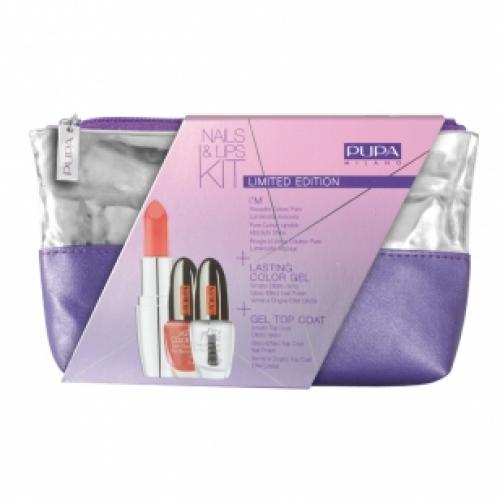 Набор PUPA MAKE UP NAILS & LIPS KIT №001