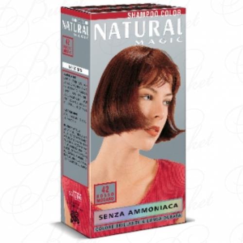 Краска-шампунь NATURAL MAGIC тон 42 Mahogany Red/Красное Дерево 90ml