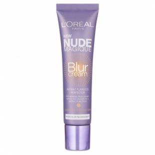 База под макияж L`OREAL MAKE UP NUDE MAGIQUE BLUR CREAM №01 Light - Medium/Светло-Бежевый