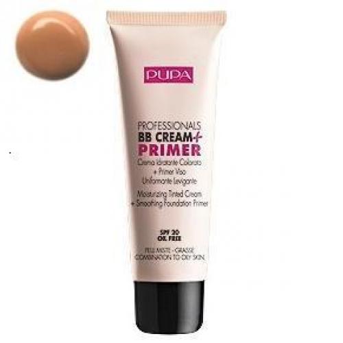 Тональный крем PUPA MAKE UP PROFESSIONALS BB CREAM + PRIMER FOR COMBINATION TO OILY SKIN №001 Nude