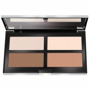 Палитра для лица PUPA MAKE UP CONTOURING & STROBING POWDER PALETTE №01 Light Skin TESTER (прозрачная пластиковая упаковка без зеркала)