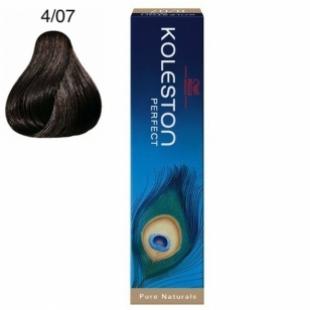 Крем-краска для волос WELLA PROFESSIONALS KOLESTON PURE NATURALS тон 4/07 Сакура 60ml