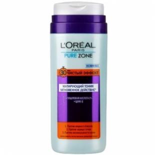 Тоник для лица L'OREAL PURE ZONE TONIC Чистый эффект 200ml