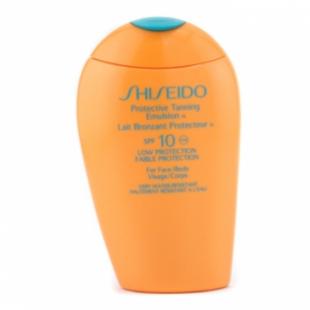 Эмульсия для лица и тела SHISEIDO SUNCARE PROTECTIVE TANNING EMULSION SPF10 150ml