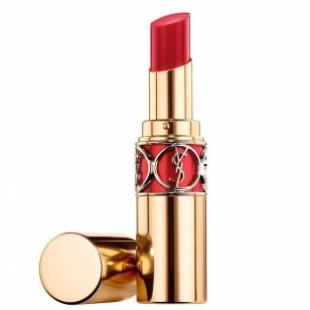 Помада-блеск для губ YVES SAINT LAURENT MAKE UP ROUGE VOLUPTE SHINE №04  Rouge In Danger