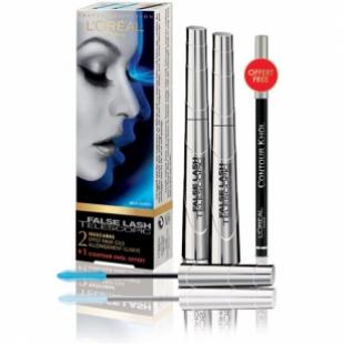 Набор L`OREAL MAKE UP SET FALSE LASH TELESCOPIC + COLOR RICHE КHOL