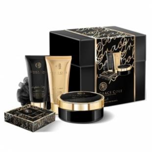 Набор подарочный Lavish (крем для тела 200ml+гель для душа 150ml+скраб для тела 150ml+мыло 100g+мочалка) с ароматом белого нектарина и груши