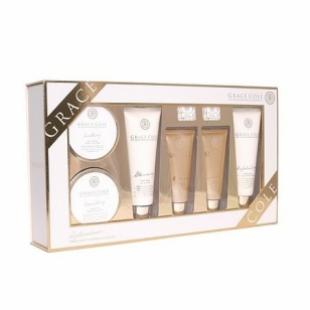 Набор подарочный Splendour (гель для душа 200ml+скраб для тела 200ml+крем для тела 200ml+икра для ванны 200ml+кристаллы для ванны 2х25g+крем для тела 150ml+эссенция для ванны 150ml) с ароматом нектарина и грейпфрута