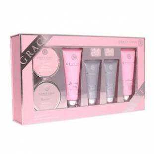 Набор подарочный Splendour (гель для душа 200ml+скраб для тела 200ml+крем для тела 200ml+икра для ванны 200ml+кристаллы для ванны 2х25g+крем для тела 150ml+эссенция для ванны 150ml) с ароматом пиона и ванили