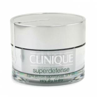 Крем для лица CLINIQUE SKIN CARE SUPERDEFENSE TRIPLE ACTION MOISTURIZER SPF 25 Dry Skin 50ml