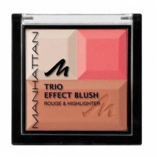 Румяна для лица MANHATTAN MAKE UP TRIO EFFECT BLUSH Cherry Cocktail