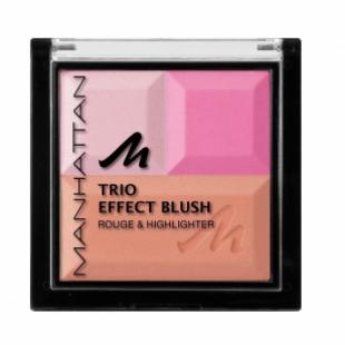 Румяна для лица MANHATTAN MAKE UP TRIO EFFECT BLUSH Pink Cupcake