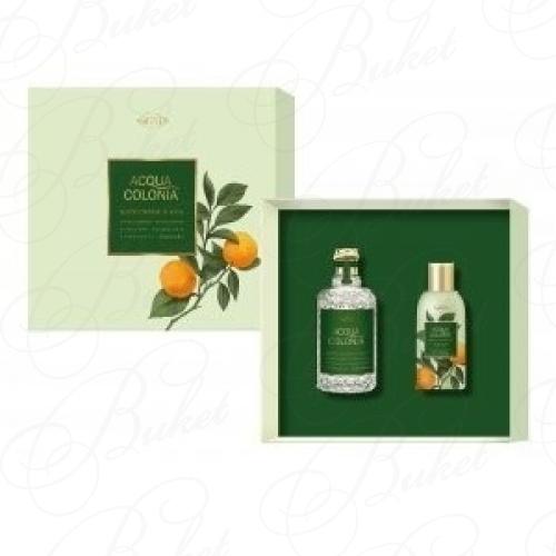 Набор Maurer & Wirtz 4711 Acqua Colonia BLOOD ORANGE & BASIL SET (170ml edc+sh/gel 75ml)