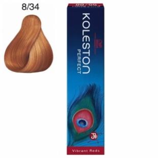 Крем-краска для волос WELLA PROFESSIONALS KOLESTON VIBRANT REDS тон 8/34 Светлый Блонд Золотисто-Красный 60ml