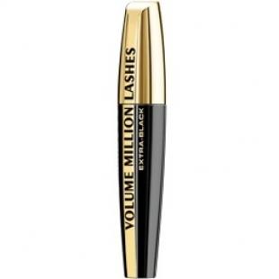 Тушь для ресниц L`OREAL MAKE UP VOLUME MILLION LASHES Extra-Black/Ультра-Черная