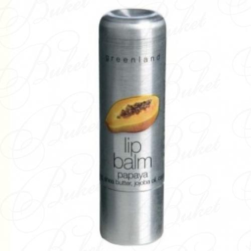 Бальзам для губ GREENLAND BALM&BUTTER LIP BALM Papaya/Папайя 4.8ml
